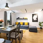 Marienplatz Apartment 2 Bedrooms Living Room Kitchen