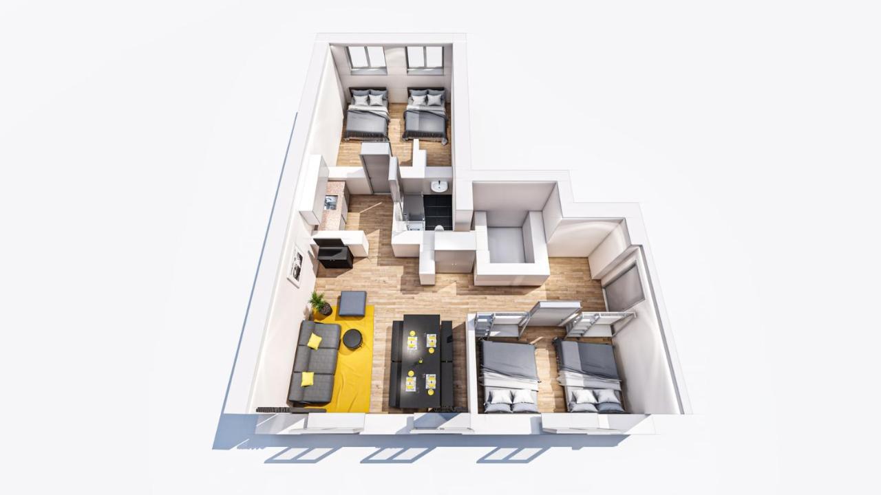 Marienplatz 2 Bedrooms Living Kitchen Apartment *